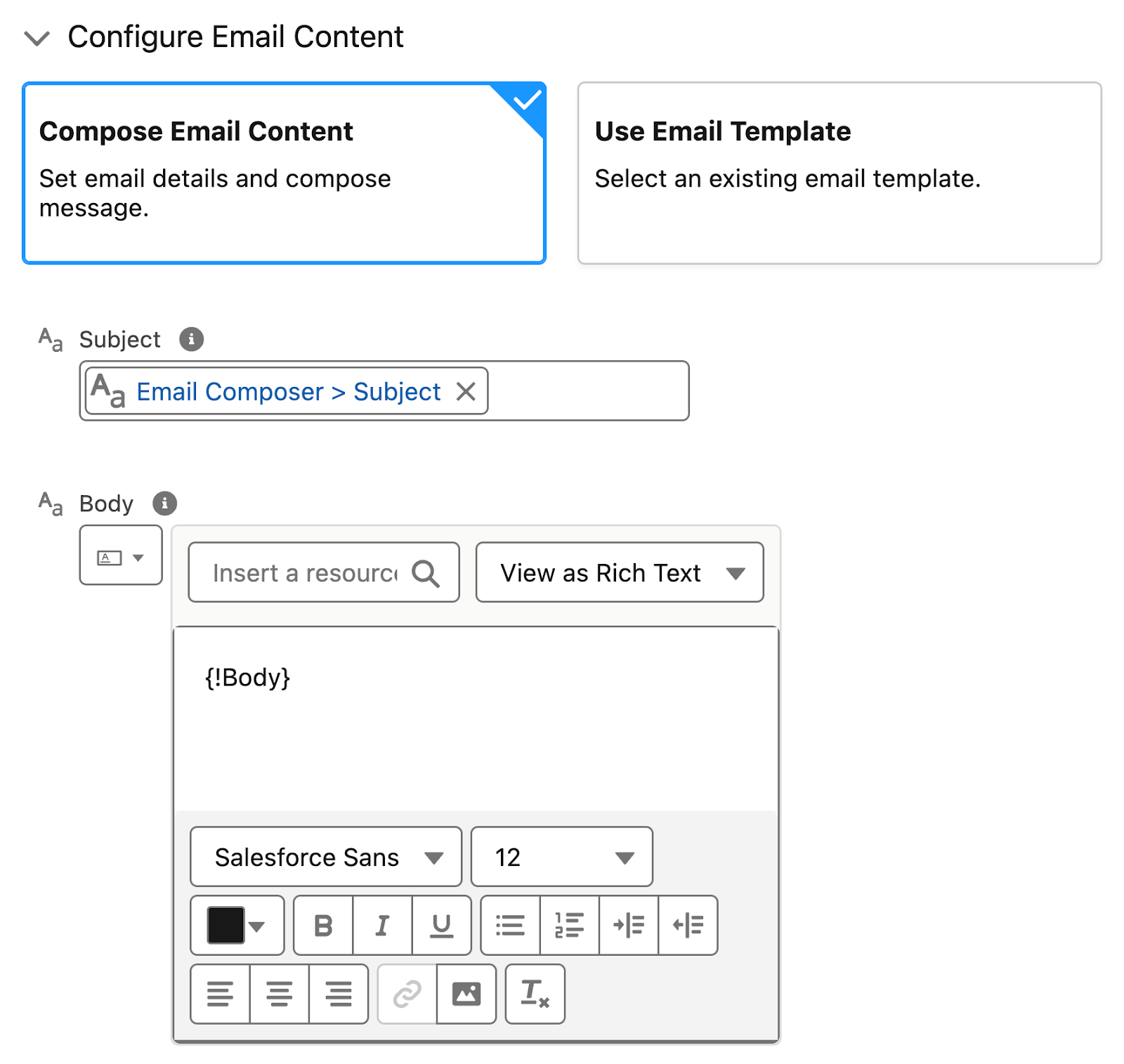 Flow and automation update in the Salesforce Summer '25 release shown in Flow Builder